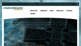 What Creativemissions.com website looked like in 2018 (6 years ago)