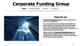 What Corpfundinggroup.com website looked like in 2018 (6 years ago)