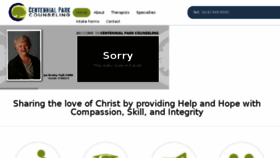 What Centennialparkcounseling.com website looked like in 2018 (6 years ago)