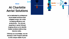 What Charlotteaerialsolutions.com website looked like in 2018 (6 years ago)