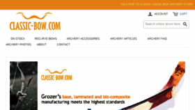 What Classic-bow.com website looked like in 2018 (6 years ago)