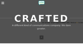 What Craftedpr.com website looked like in 2018 (6 years ago)