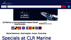 What Clrmarine.com website looked like in 2018 (6 years ago)