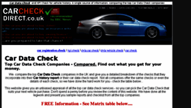 What Carcheckdirect.co.uk website looked like in 2018 (6 years ago)