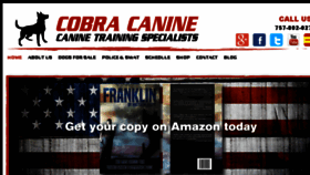 What Cobracanine.com website looked like in 2018 (6 years ago)