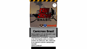 What Canicrossbrasil.com website looked like in 2018 (6 years ago)