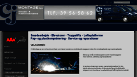 What Cj-montage.dk website looked like in 2018 (6 years ago)