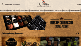 What Cipria.com.br website looked like in 2018 (6 years ago)