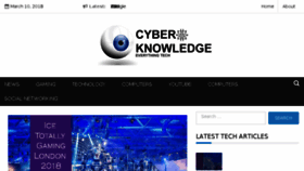 What Cyber-knowledge.net website looked like in 2018 (6 years ago)