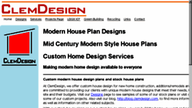 What Clemdesign.com website looked like in 2018 (6 years ago)