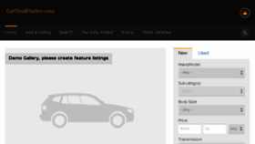What Cardealfinder.com website looked like in 2018 (6 years ago)