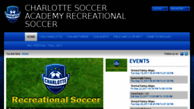What Csarecsoccer.com website looked like in 2018 (6 years ago)