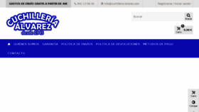 What Cuchilleria-alvarez.com website looked like in 2018 (6 years ago)
