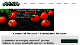 What Comercialmascaro.com website looked like in 2018 (6 years ago)