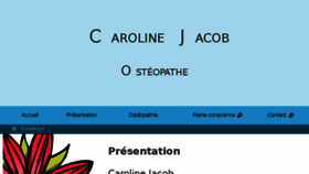What Caroline-jacob.be website looked like in 2018 (6 years ago)