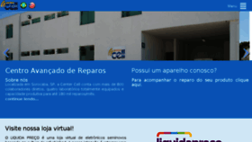 What Centercell.com.br website looked like in 2018 (7 years ago)