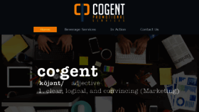 What Cogentpromotionalservices.com website looked like in 2018 (6 years ago)