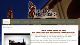 What Conventosanfranciscosalta.com website looked like in 2018 (6 years ago)