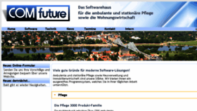 What Comfuture.de website looked like in 2018 (6 years ago)
