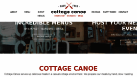 What Cottagecanoe.com website looked like in 2018 (6 years ago)