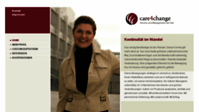 What Care4change.de website looked like in 2018 (6 years ago)