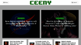 What Ceeny.com website looked like in 2018 (6 years ago)