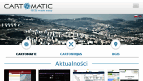 What Cartomatic.pl website looked like in 2018 (6 years ago)