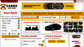 What Carrosaojose.com.br website looked like in 2018 (6 years ago)