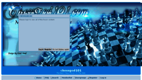 What Chessgod101.com website looked like in 2018 (6 years ago)