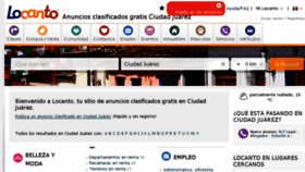 What Ciudadjuarez.locanto.com.mx website looked like in 2018 (6 years ago)