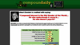 What Compoundaily.com website looked like in 2018 (8 years ago)