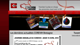 What Corevih-bretagne.fr website looked like in 2018 (6 years ago)