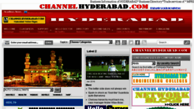 What Channelhyderabad.com website looked like in 2018 (6 years ago)