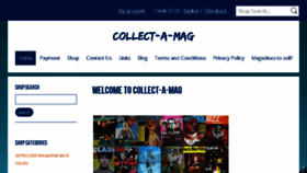 What Collect-a-mag.com website looked like in 2018 (6 years ago)