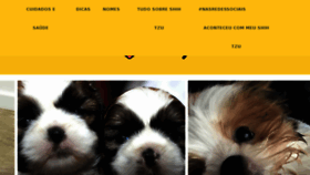 What Clubeshihtzu.com.br website looked like in 2018 (6 years ago)