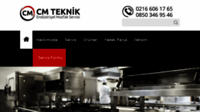 What Cmteknik.com.tr website looked like in 2018 (6 years ago)