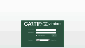 What Correo.cartif.es website looked like in 2018 (6 years ago)