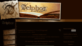 What Clubdelphos.org website looked like in 2018 (6 years ago)