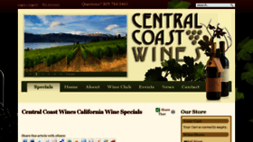 What Ccwines.com website looked like in 2018 (6 years ago)