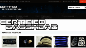 What Certifiedbasshead.com website looked like in 2018 (6 years ago)