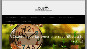 What Cafefinanciero.mx website looked like in 2018 (6 years ago)