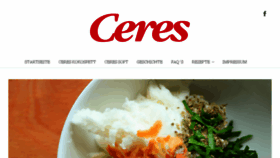 What Ceres.at website looked like in 2018 (6 years ago)