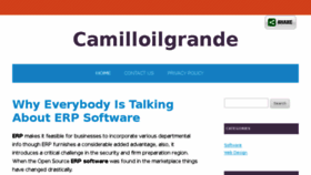 What Camilloilgrande.com website looked like in 2018 (6 years ago)