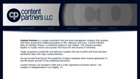 What Contentllc.com website looked like in 2018 (6 years ago)