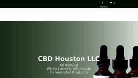 What Cbdhoustonllc.com website looked like in 2018 (6 years ago)