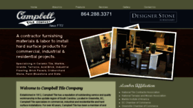 What Campbelltile.com website looked like in 2018 (6 years ago)