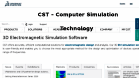 What Cst.com website looked like in 2018 (6 years ago)