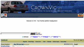 What Crownvic.net website looked like in 2018 (6 years ago)