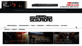 What Cuadernosdeseguridad.com website looked like in 2018 (6 years ago)