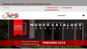 What Casajuliette.com website looked like in 2018 (6 years ago)